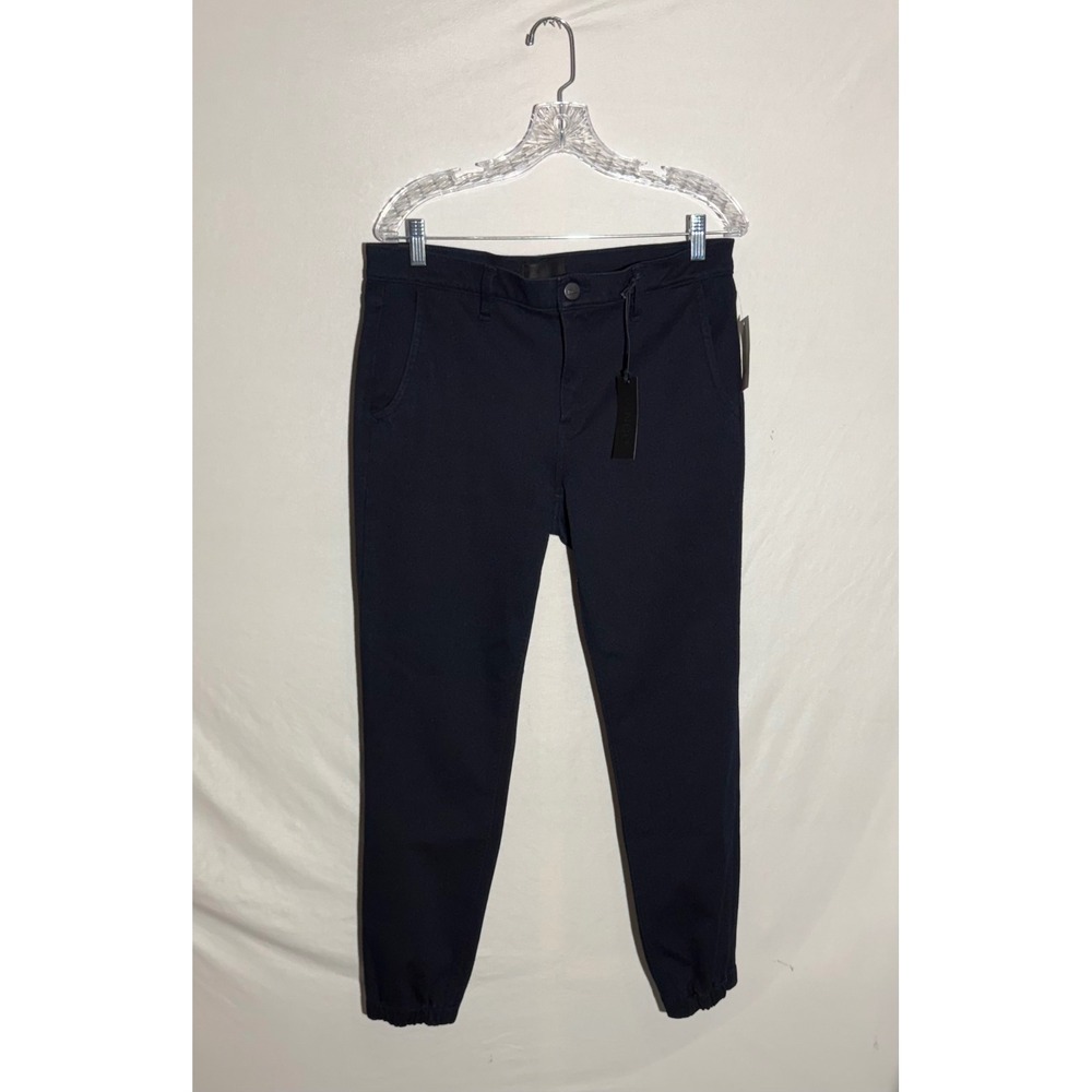 NWT Vince Womens Cuff Jogger Pants Dark Navy Rinse Twill‎ Size 30